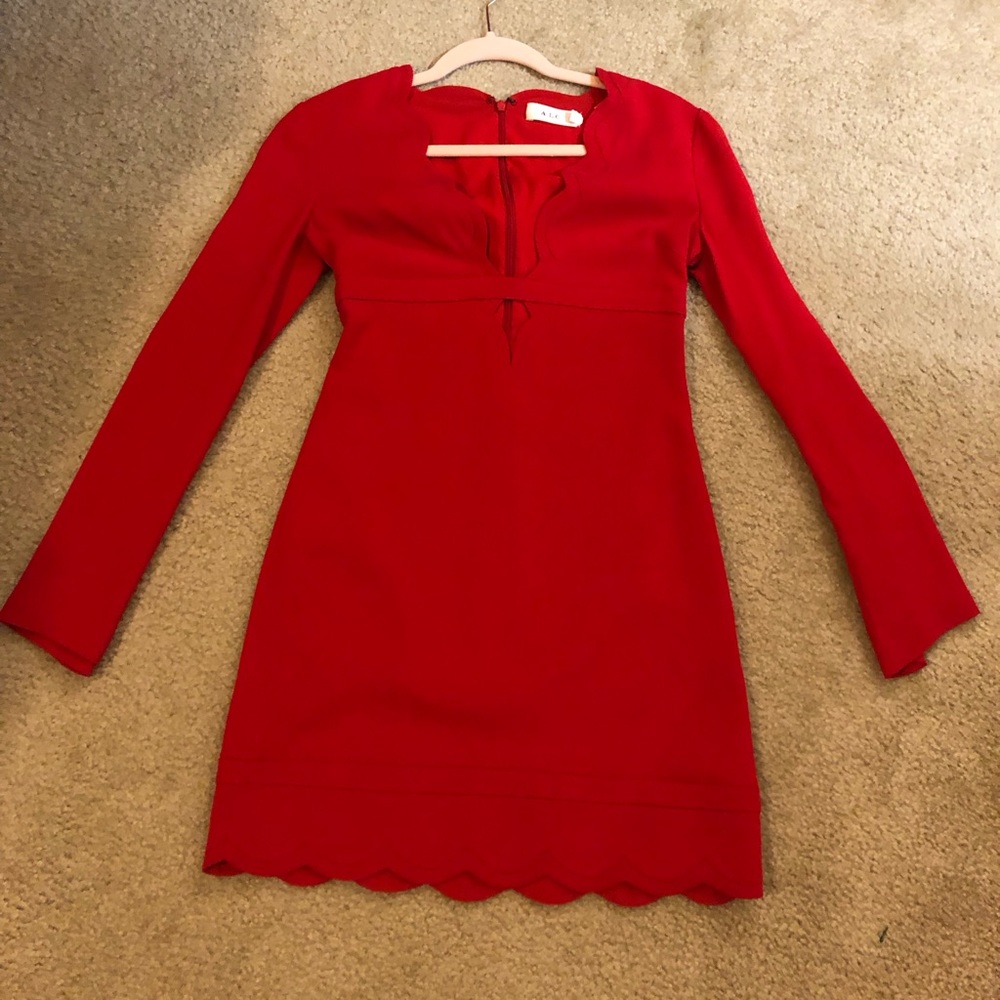 Red dress
